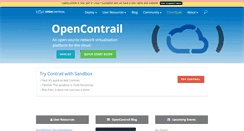 Desktop Screenshot of opencontrail.org